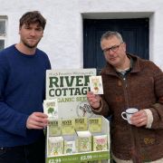 Hugh Fearnley-Whittingstall and Max Mancroft